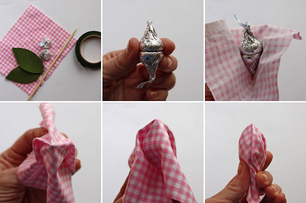 Как сделать букет тюльпанов из конфет своими руками